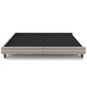 Ver imagem 6 de Cama Casal Base Box Pés Madeira 148cm Suném P05 Veludo Bege - Lyam Decor