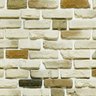 Papel de Parede Adesivo Tijolo 017 Mesclado Bege 1.20x0.58m - 2