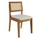 Ver imagem 6 de Conjunto Sala de Jantar Mesa Donna com 4 Cadeiras Rainha em Madeira Maciça