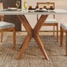 Conjunto Sala de Jantar Mesa Donna com 4 Cadeiras Rainha em Madeira Maciça - 3