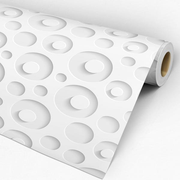 Papel de Parede Adesivo Efeito 3D 018 Geométrico 1.20x0.58m - 3