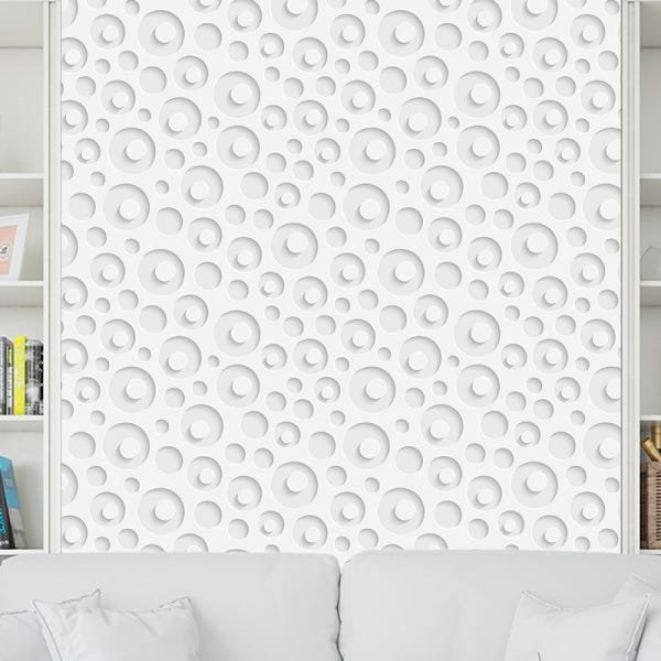 Papel de Parede Adesivo Efeito 3D 018 Geométrico 1.20x0.58m - 1