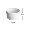 Kit 4 Ramekin Grande de Porcelana 210ml Para Air Fryer Forno Bar Restaurante - 6