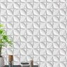 Papel de Parede Adesivo Efeito 3D 042 Geométrico 3.00x0.58m - 1