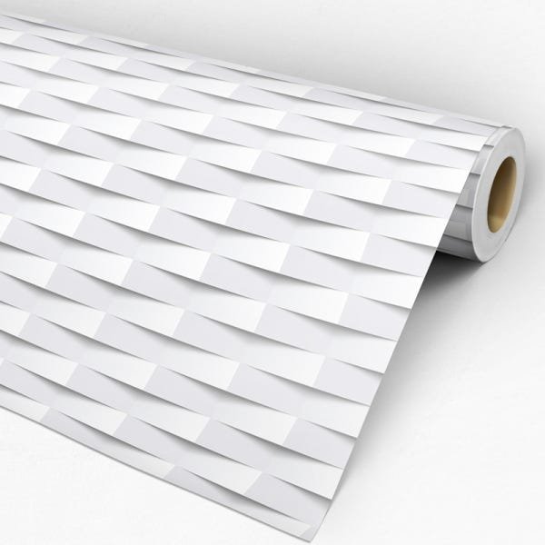 Papel de Parede Adesivo Efeito 3D 040 Geométrico 3.00x0.58m - 3