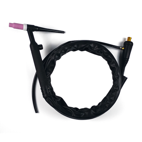 Tocha Máquina Solda Tig Refrigerada a Ar Seca Wp 26v Valvulada Engate 13mm 3 Mts C/consumíveis