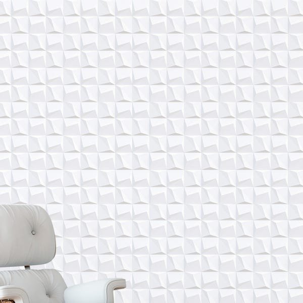 Papel de Parede Adesivo Efeito 3D 037 Geométrico 3.00x0.58m - 1