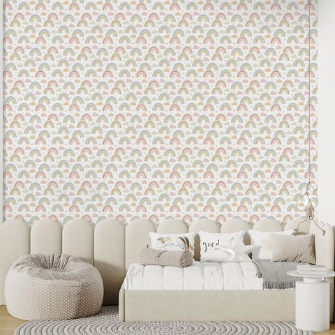 Papel de Parede Autocolante Infantil Boho - 10m