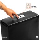 Ver imagem 6 de Kit Vaso Sanitário Monobloco Amazonita e Ducha Higiênica para Banheiro Jacuí - Preto e Prata