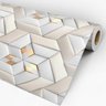 Papel de Parede Adesivo Efeito 3D 097 Geométrico 3.60x0.58m - 3