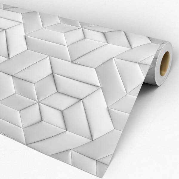 Papel de Parede Adesivo Efeito 3D 096 Geométrico 4.20x0.58m - 3