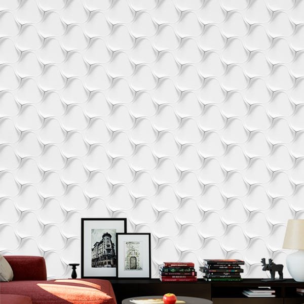 Papel de Parede Adesivo Efeito 3D 093 Geométrico 4.80x0.58m - 1
