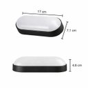 Ver imagem 5 de Arandela de Parede Led Tartaruga Ip65 Luz Quente 480lm Gaya 8244 St3277 - Preto