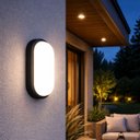 Ver imagem 2 de Arandela de Parede Led Tartaruga Ip65 Luz Quente 480lm Gaya 8244 St3277 - Preto