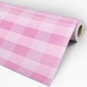 Papel de Parede Adesivo Xadrez 005 Rosa 1.20x0.58m - 3