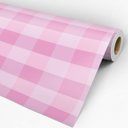 Ver imagem 3 de Papel de Parede Adesivo Xadrez 005 Rosa 2.40x0.58m