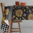 Ver imagem 2 de Toalha Mesa Plástica Térmica Pizza 2 Lugares 70x100