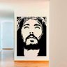 Adesivo de Parede Jesus Cristo com Coroa-Extra Grande 75x98cm - 1