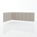 Ver imagem 6 de Cabeceira p/ Cama Box 90x1.90x55 - Riscadinha Infantil - Suede Bege
