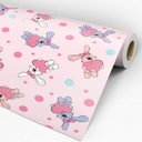 Ver imagem 3 de Papel de Parede Adesivo Animal 008 Coelho 4.20x0.58m