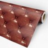 Papel de Parede Adesivo Couro 009 Marrom 4.80x0.58m - 3