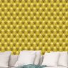 Papel de Parede Adesivo Couro 010 Amarelo 4.20x0.58m - 1