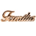 Ver imagem 3 de Kit Escultura Palavra + Porta Retrato Decorativo Enfeite Top - Familia Rose + Porta Retrato