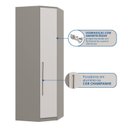 Ver imagem 7 de Módulo de Canto Oblíquo 1 Porta 3 Prateleiras Elegance