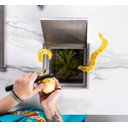 Ver imagem 3 de Lixeira Pia Cozinha Profissional Cesto Embutir Aço Inox 304 Quadrada 7l Cozix