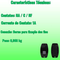 Botoeira Simples Linha Prime com Fio Ipec - Preto - 6