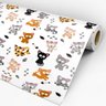 Papel de Parede Adesivo Animal 025 Gatinhos 4.80x0.58m - 3