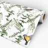 Papel de Parede Adesivo Animal 024 Passarinhos 3.60x0.58m - 3