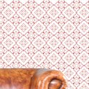 Ver imagem 1 de Papel de Parede Adesivo Arabesco 029 Vermelho 4.20x0.58m