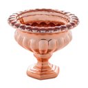 Ver imagem 1 de Centro de Mesa Decorativo Cristal de Chumbo C/pé Sussex Rose Metalizado Rojemac 28214