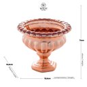 Ver imagem 5 de Centro de Mesa Decorativo Cristal de Chumbo C/pé Sussex Rose Metalizado Rojemac 28214