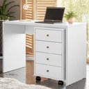 Ver imagem 2 de Gaveteiro Office 4 Gavetas Com Rodízios Presence D02 Branco - Mpozenato Pesence