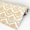 Papel de Parede Adesivo Arabesco 024 Marrom 2.40x0.58m - 3