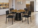 Ver imagem 1 de Conjunto para Área Gourmet Laminado 4 Cadeiras 1,20m - Roma - Paonanda Decor