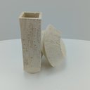 Ver imagem 2 de Vaso Decorativo Enfeite Casa Nó Home&Co Resina 25x21x19cm Branco