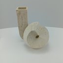 Ver imagem 6 de Vaso Decorativo Enfeite Casa Nó Home&Co Resina 25x21x19cm Branco