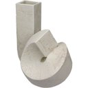 Ver imagem 1 de Vaso Decorativo Enfeite Casa Nó Home&co Resina 25x21x19cm Branco