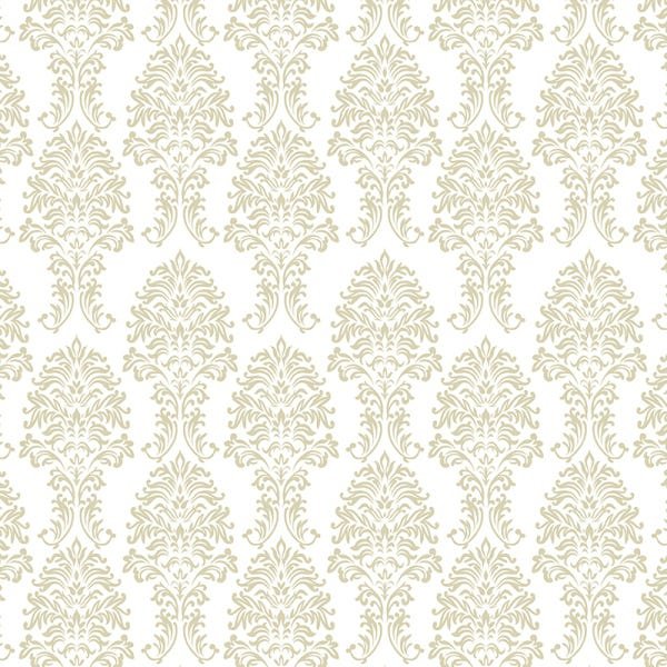 Papel de Parede Adesivo Arabesco 020 Bege 3.60x0.58m - 2