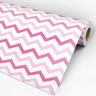 Papel de Parede Adesivo Chevron 029 Rosa 3.00x0.58m - 3