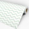 Papel de Parede Adesivo Chevron 026 Verde 4.80x0.58m - 3