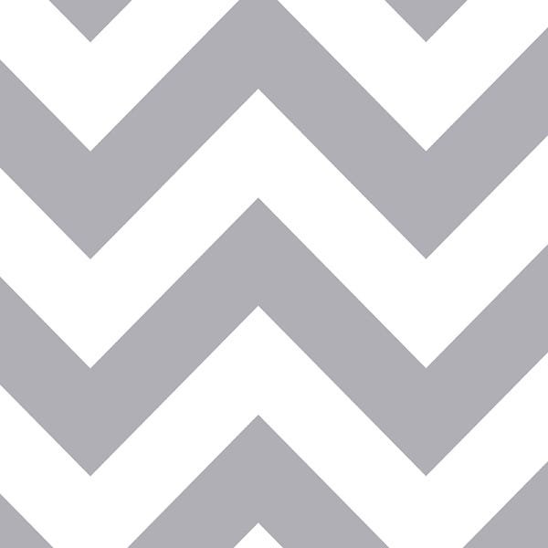 Papel de Parede Adesivo Chevron 024 Cinza 4.20x0.58m - 2