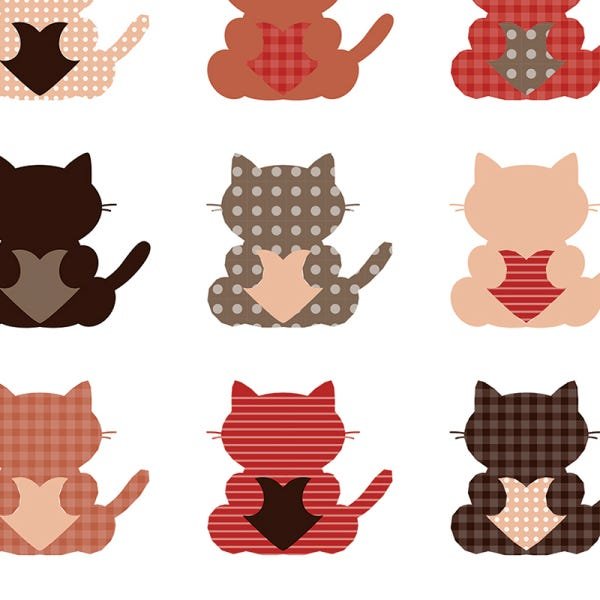 Papel de Parede Adesivo Casual 033 Gatinhos 3.60x0.58m - 2