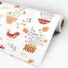 Papel de Parede Adesivo Casual 030 Flores 2.40x0.58m - 3