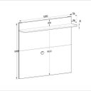 Ver imagem 5 de Rack com Painel para TV até 40" 135cm Benevello 2 Portas Grafite/Siena