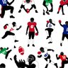 Papel de Parede Adesivo Casual 026 Football 3.00x0.58m - 2