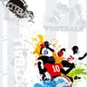 Papel de Parede Adesivo Casual 025 Football 2.40x0.58m - 2